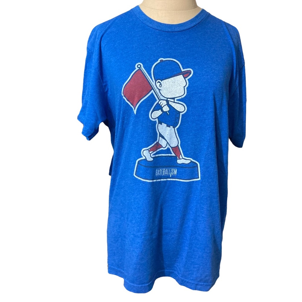 Blue Graphic Short Sleeve Tee